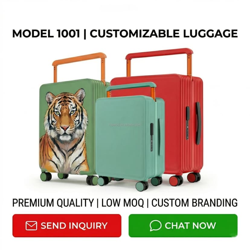 Modell 1001 Anpassbares Gepäck – Premium-Reisetasche