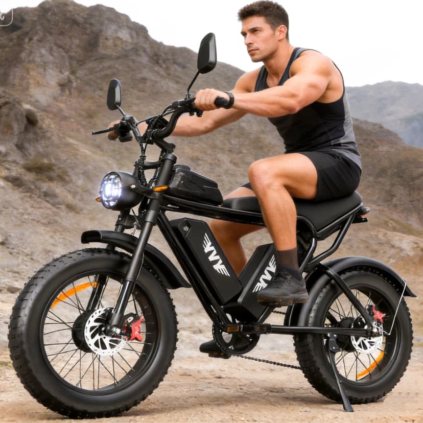 Yvy Q20 Pro 52V 40Ah Doppelmotor Fat Tire E-Bike