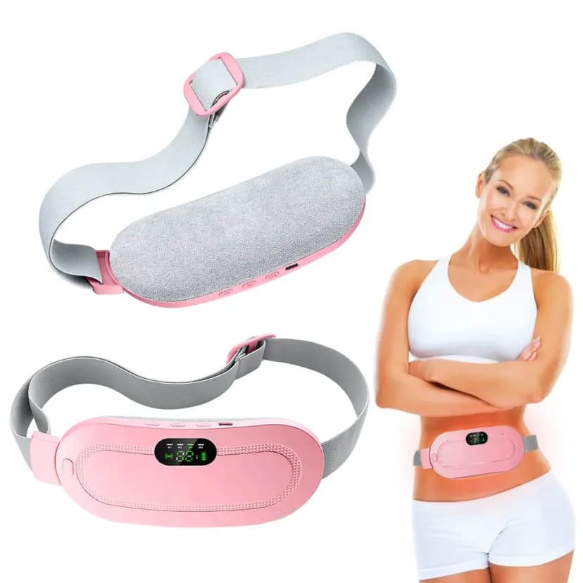 Wärmegürtel für den Unterleib – Mini-Menstruationswärmekissen mit LCD-Display